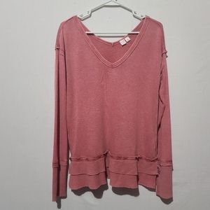 Melrose and Market Long Sleeve Top Size M
